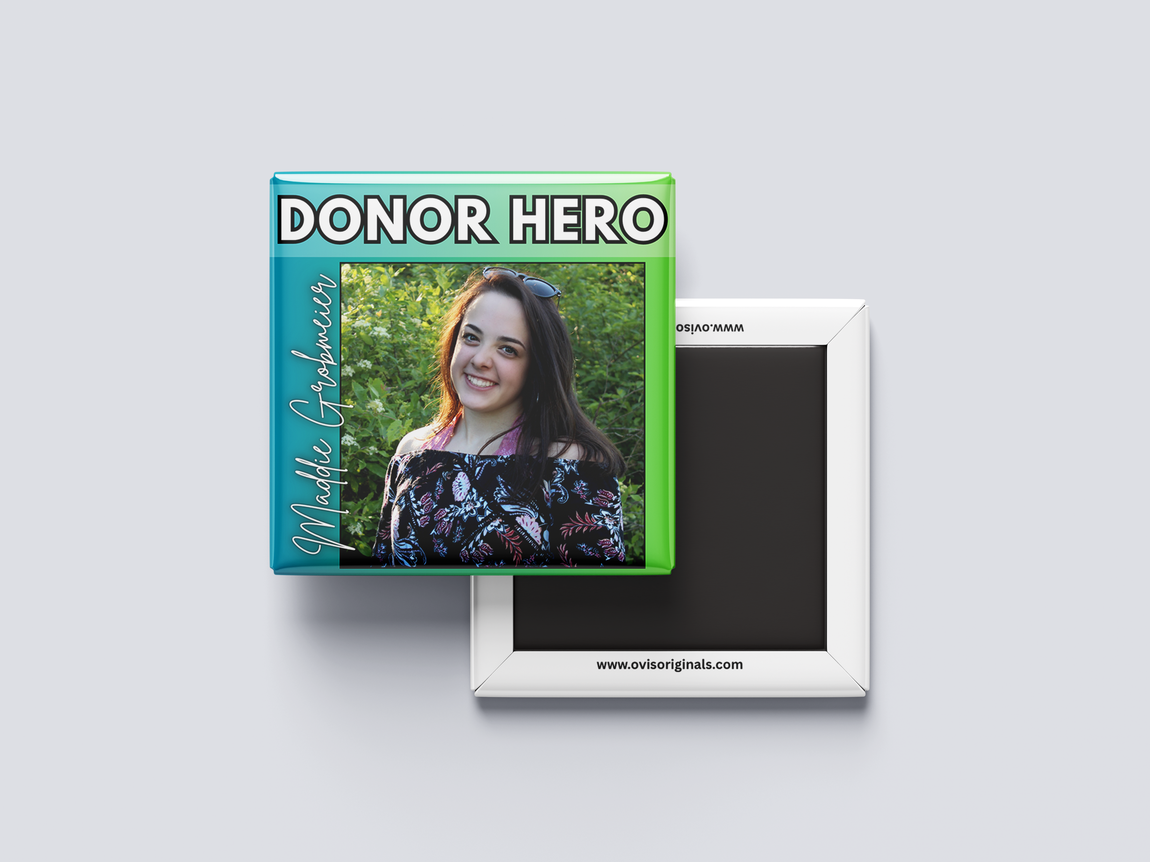 Custom Donor Hero Magnet