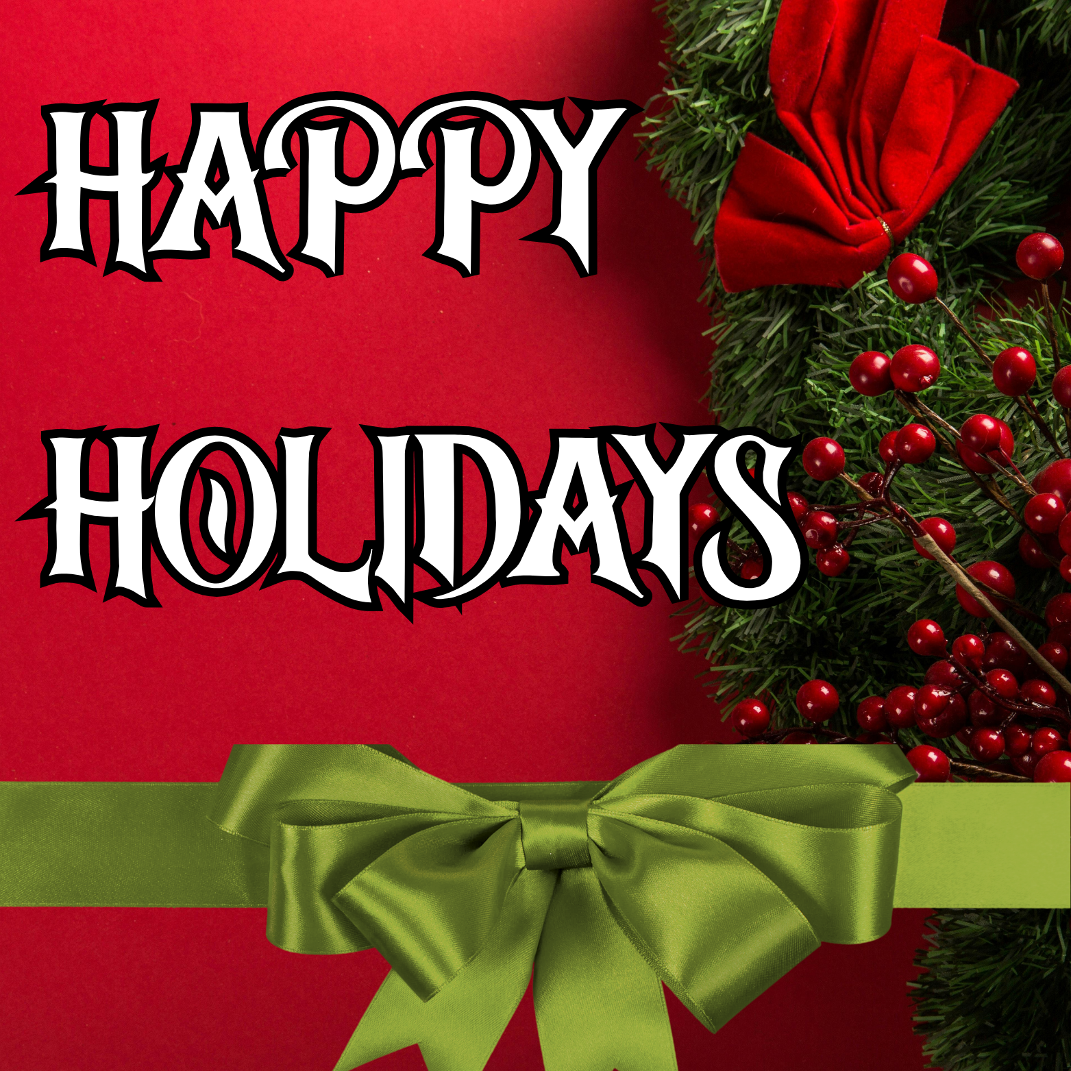 Happy Holidays Magnet