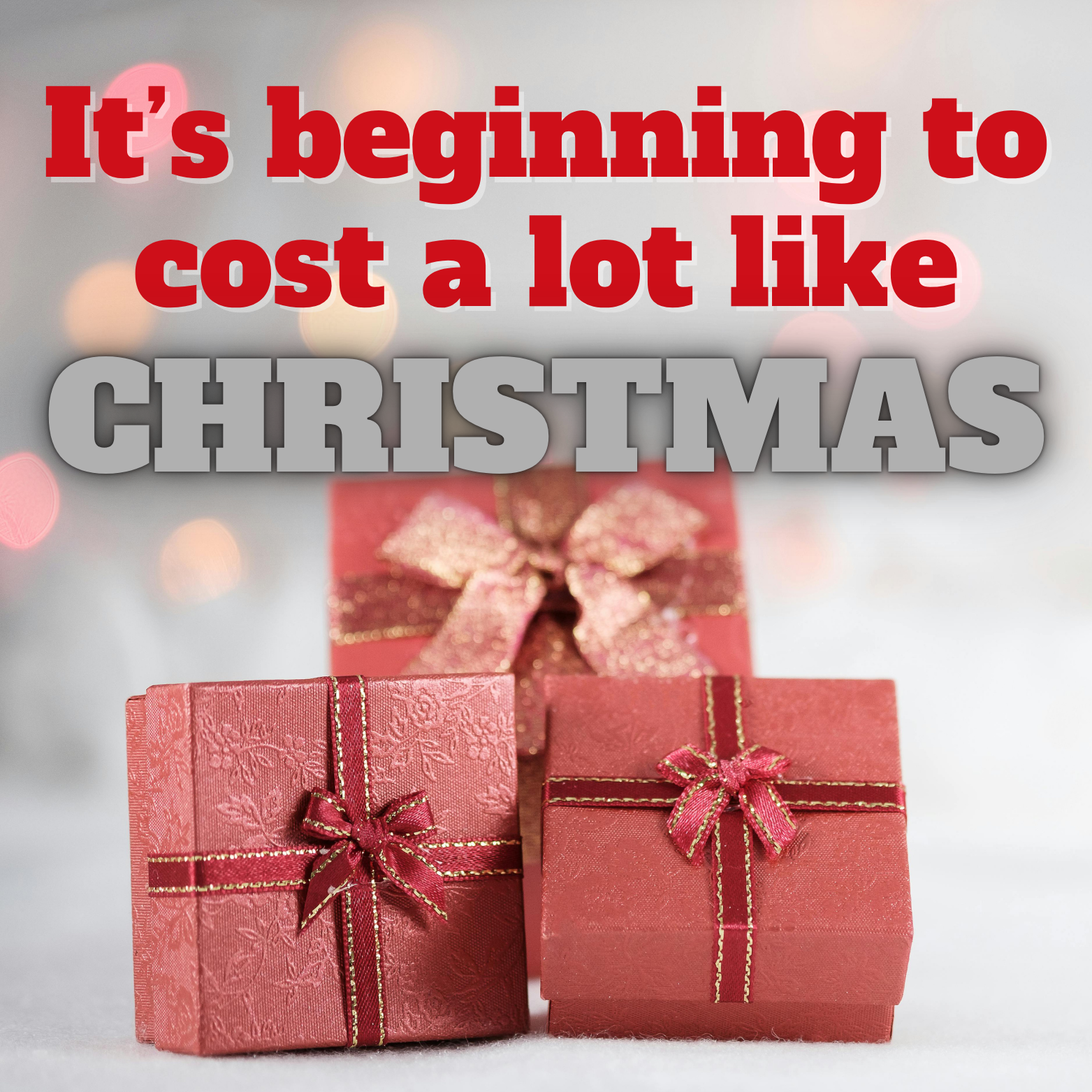 It's Beginning to Cost a Lot Like Christmas Magnet