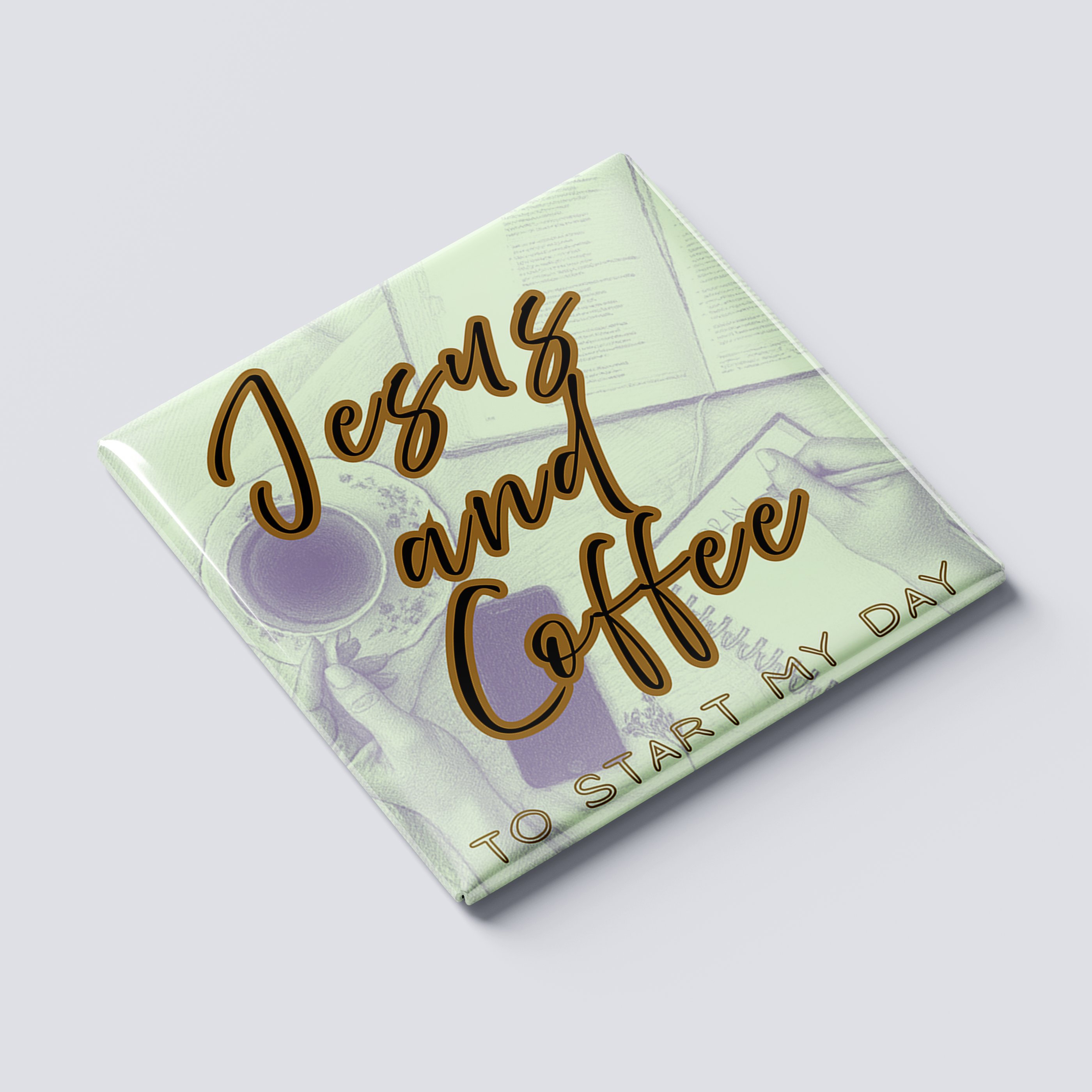 Jesus and Coffee Magnet