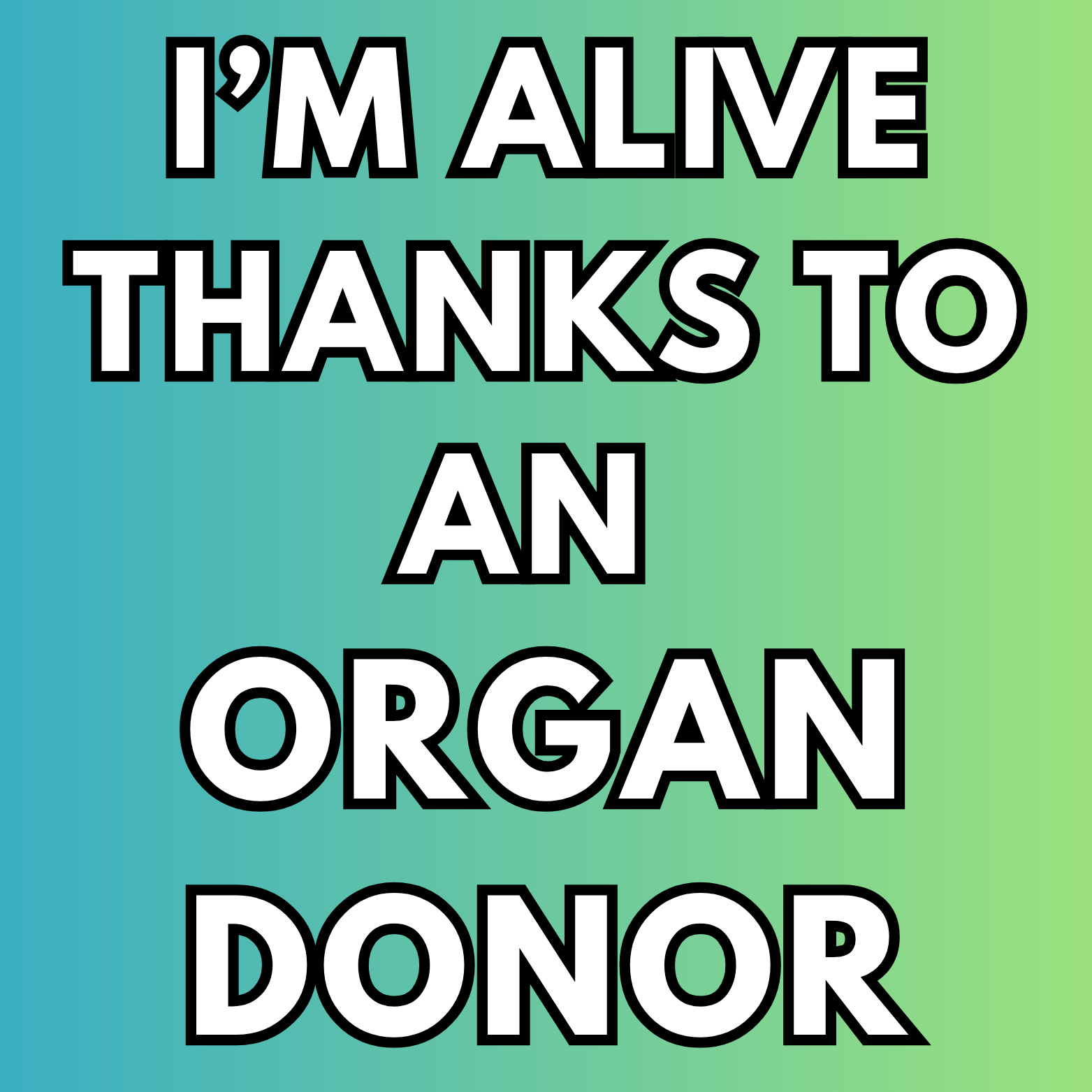 Thanks to an Organ Donor Magnet