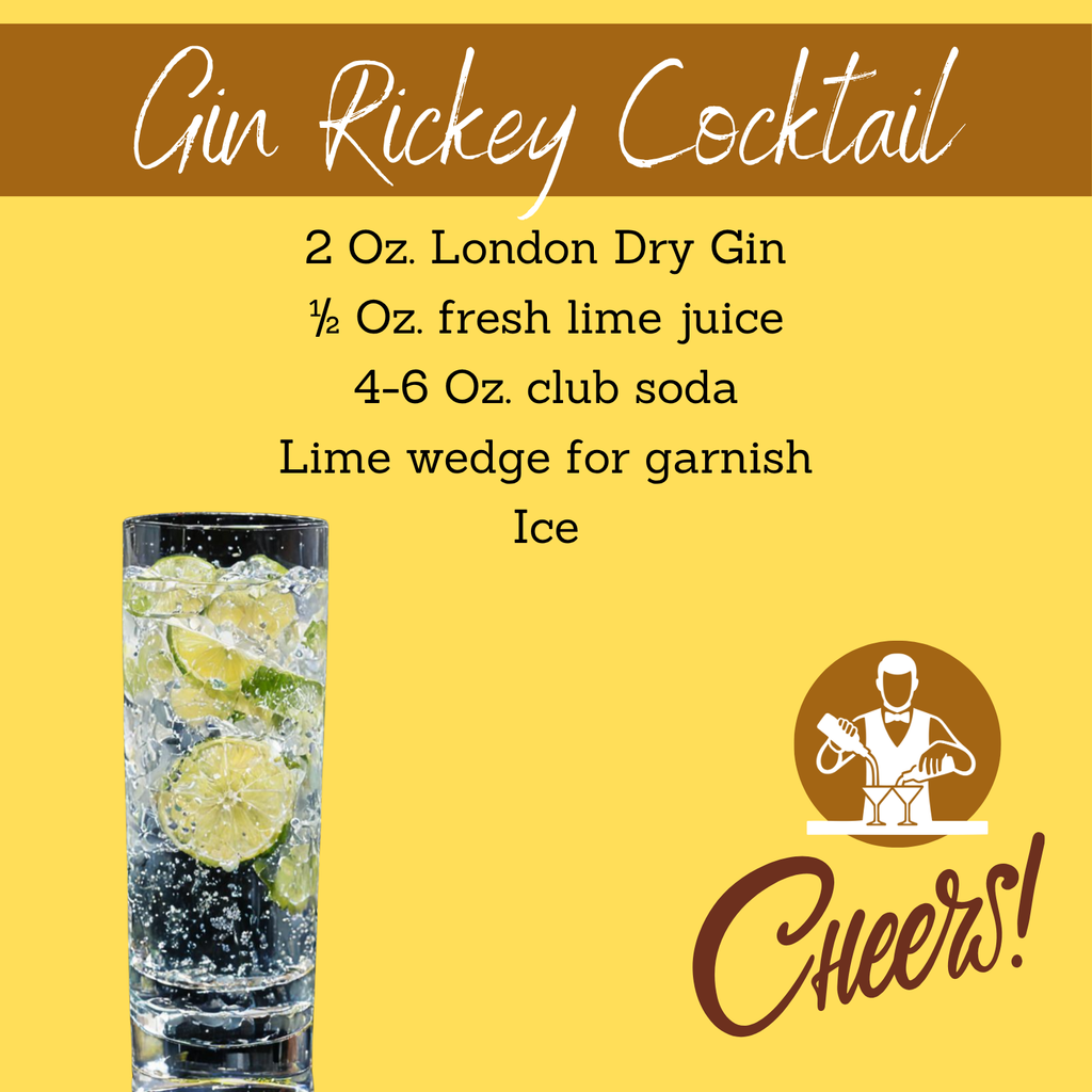 Gin Rickey Cocktail Magnet
