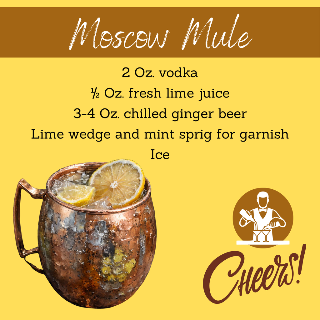 Moscow Mule Cocktail Magnet