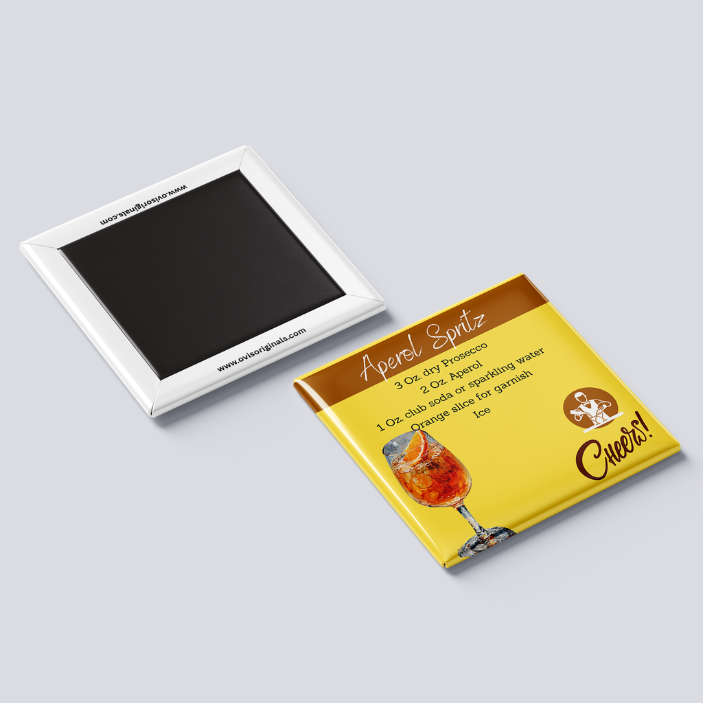 Aperol Spritz Cocktail Magnet