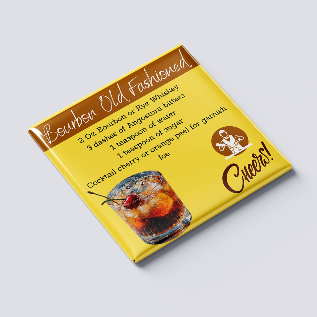 Bourbon Old Fashioned Cocktail Magnet