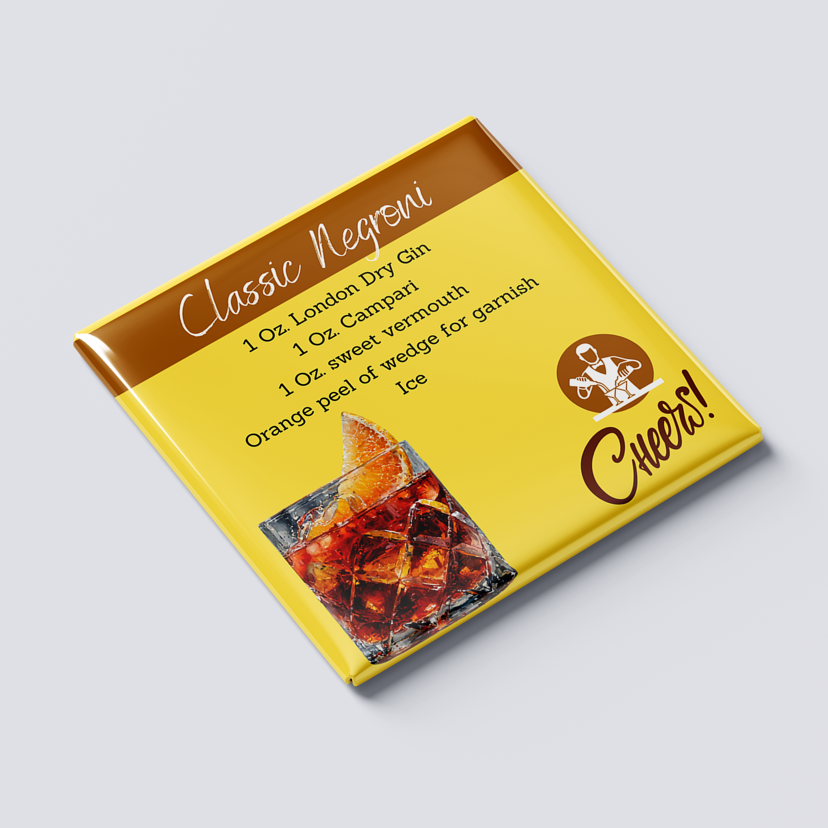 Classic Negroni Cocktail Magnet