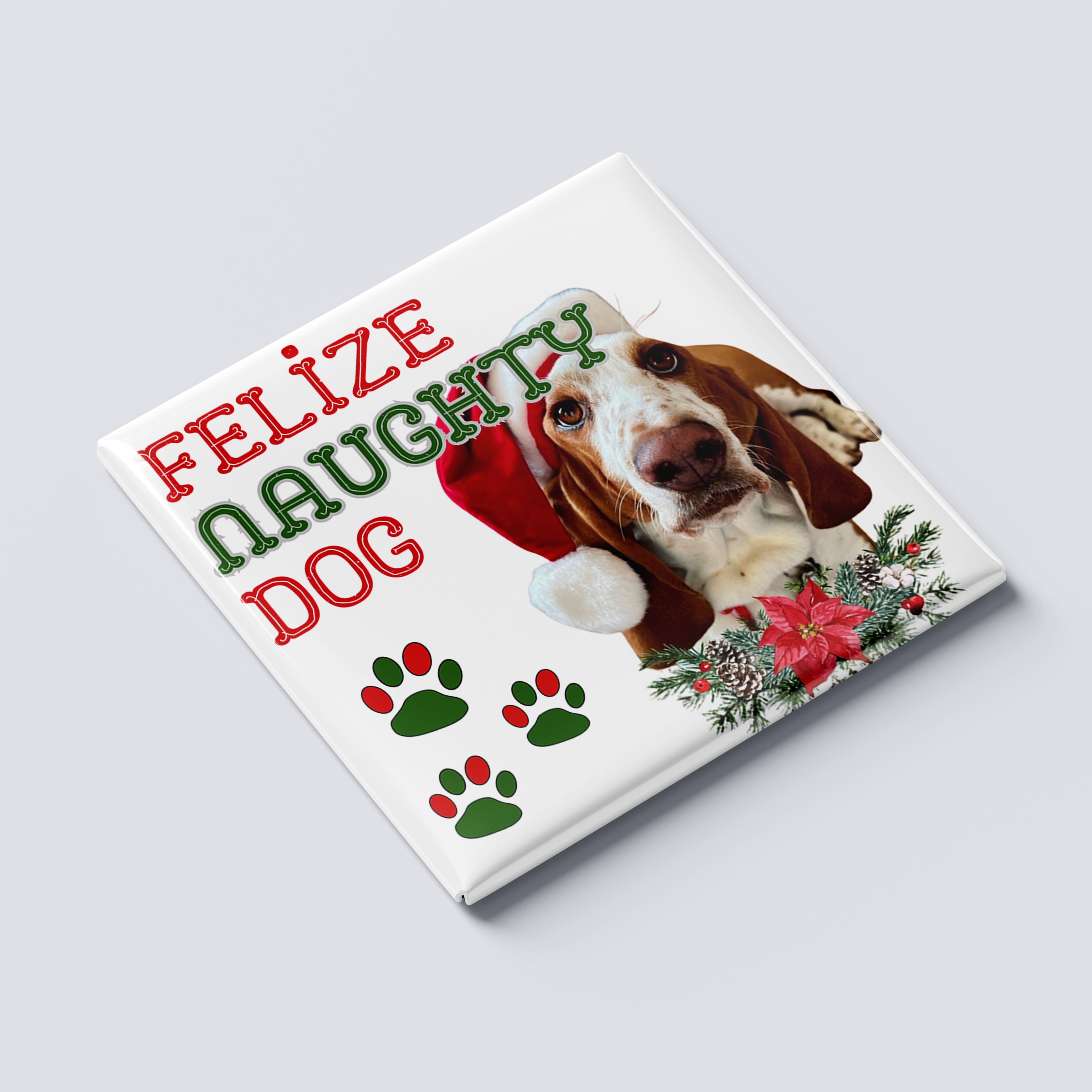 Felize Naughty Dog Basset Hound Magnet