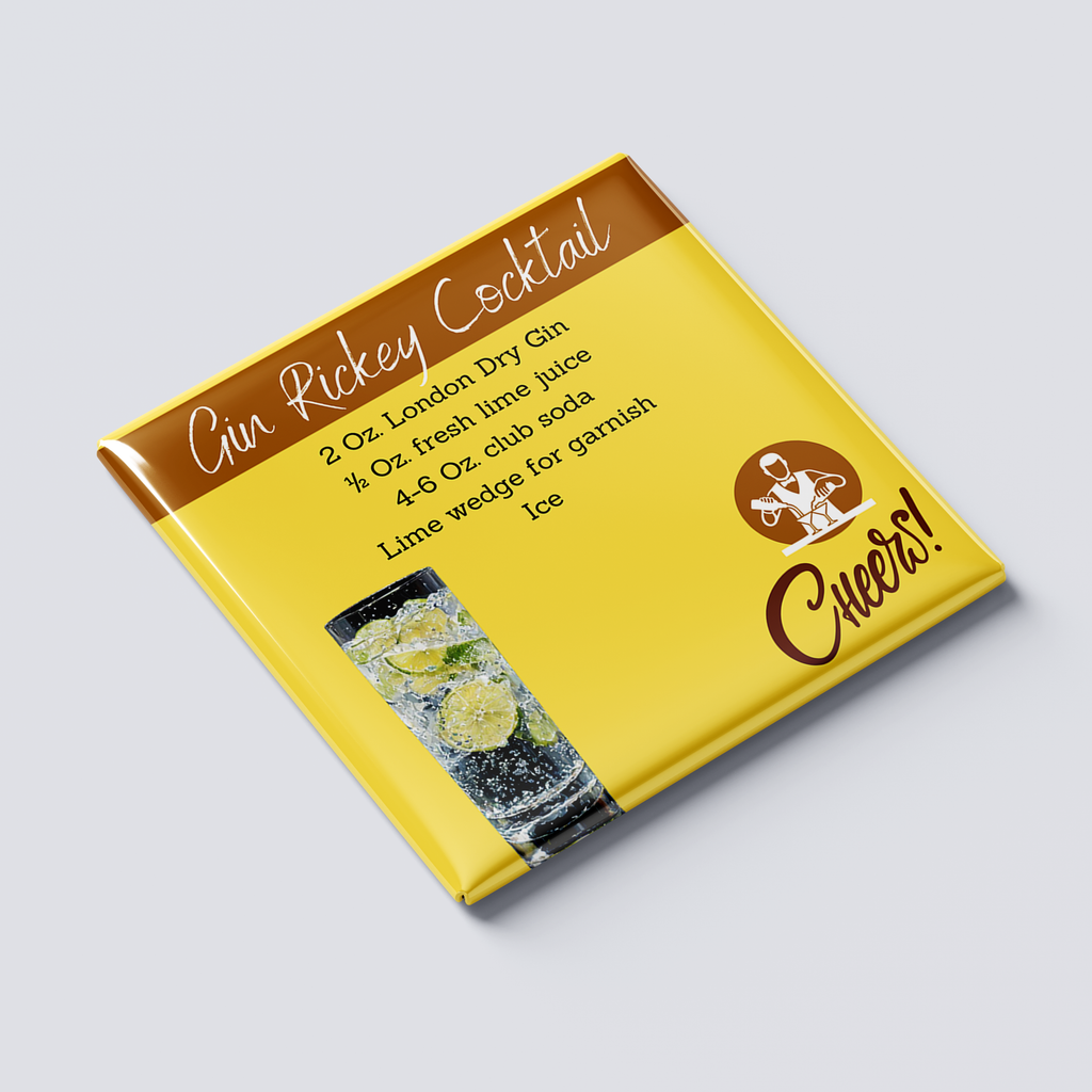 Gin Rickey Cocktail Magnet