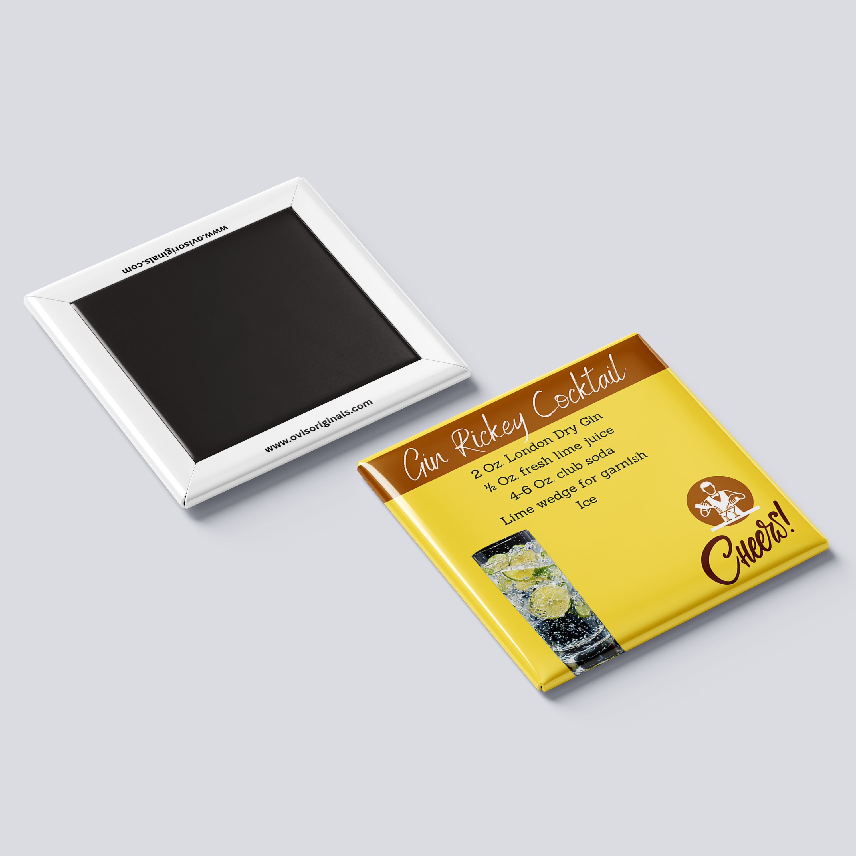 Gin Rickey Cocktail Magnet