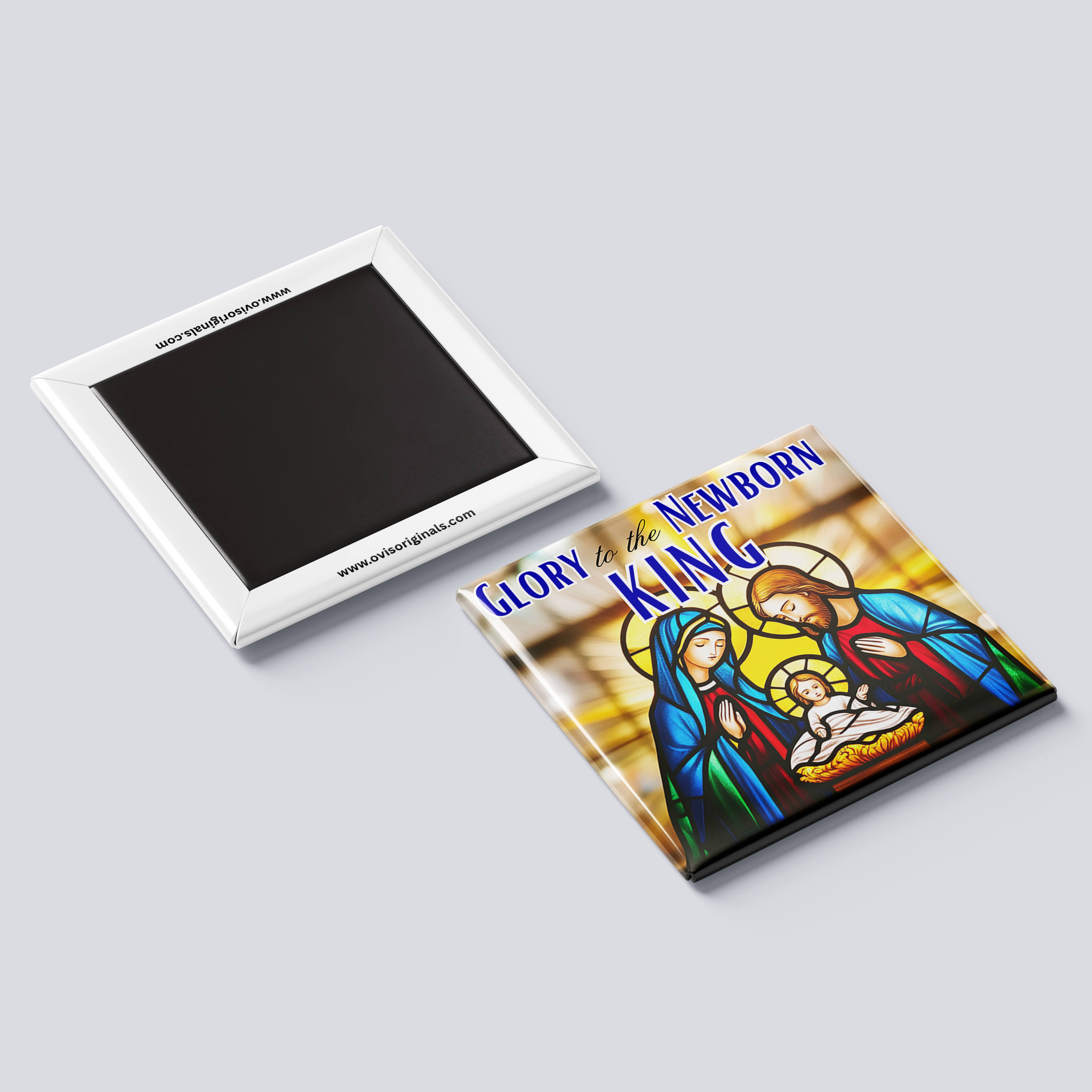 Glory to the Newborn King Magnet