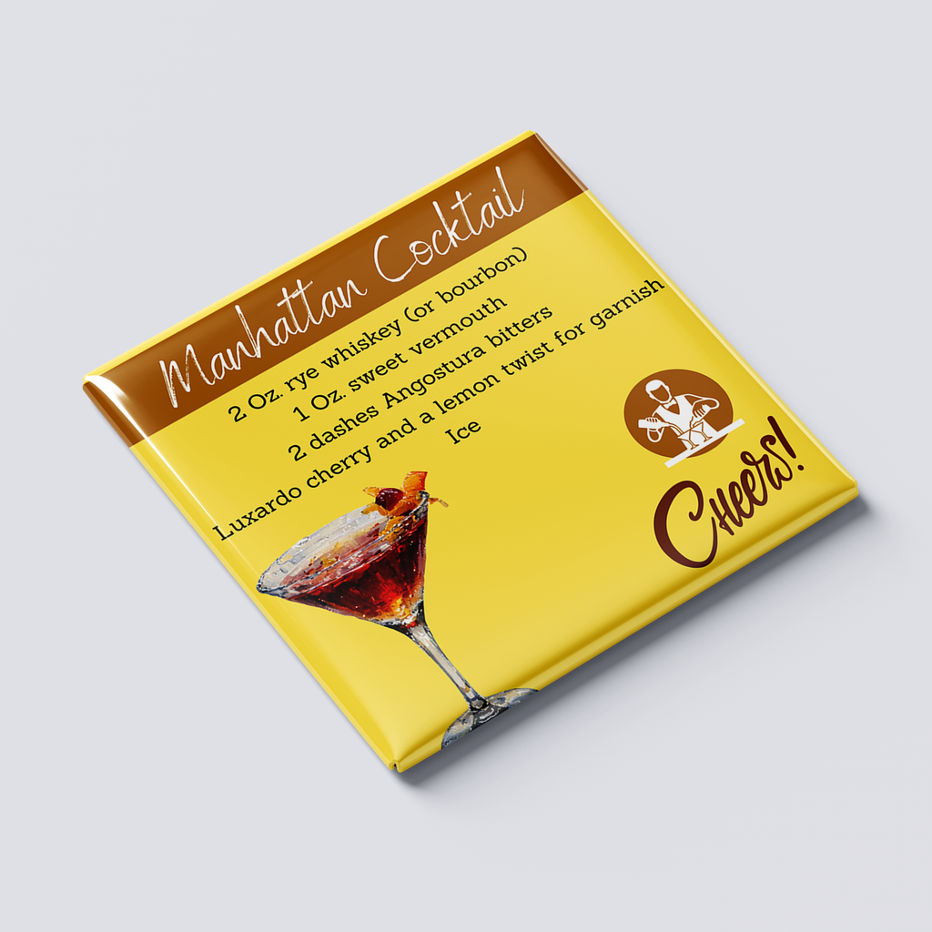 Manhattan Cocktail Magnet
