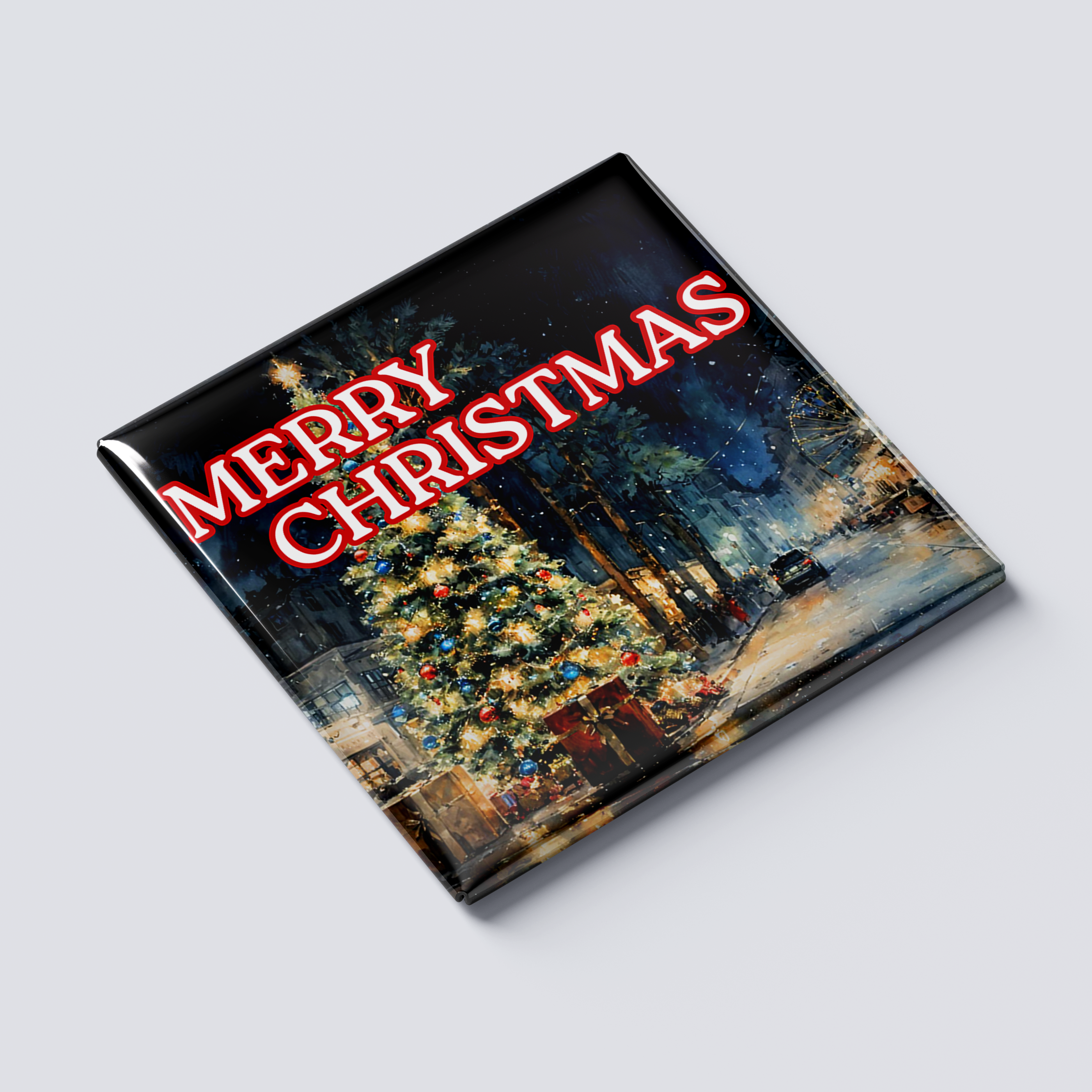 Merry Christmas Tree Magnet