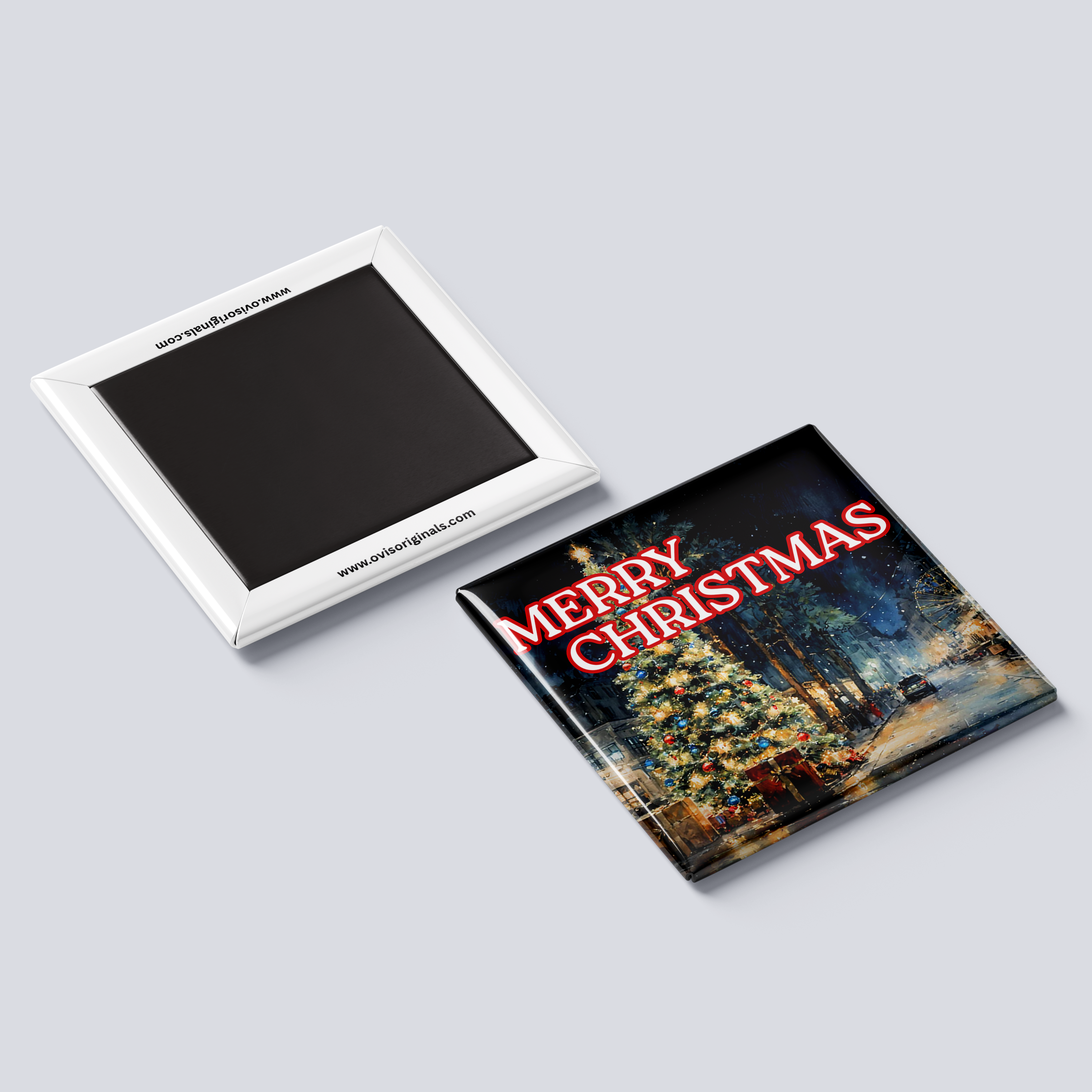 Merry Christmas Tree Magnet