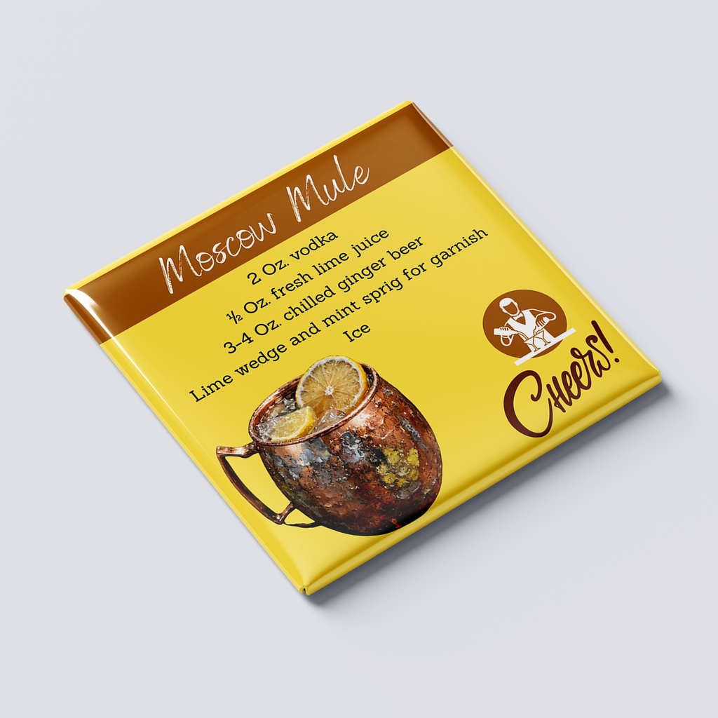 Moscow Mule Cocktail Magnet