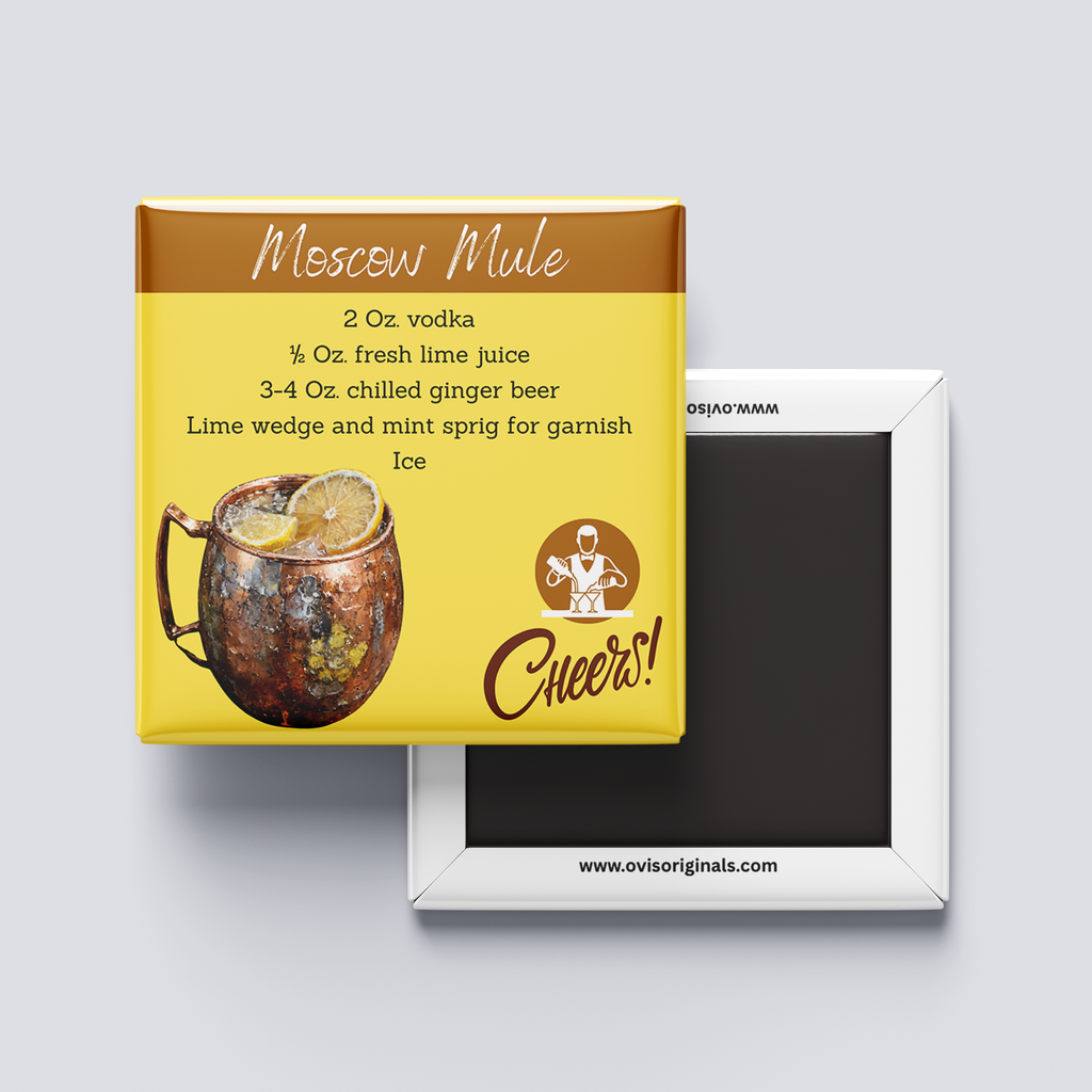Moscow Mule Cocktail Magnet