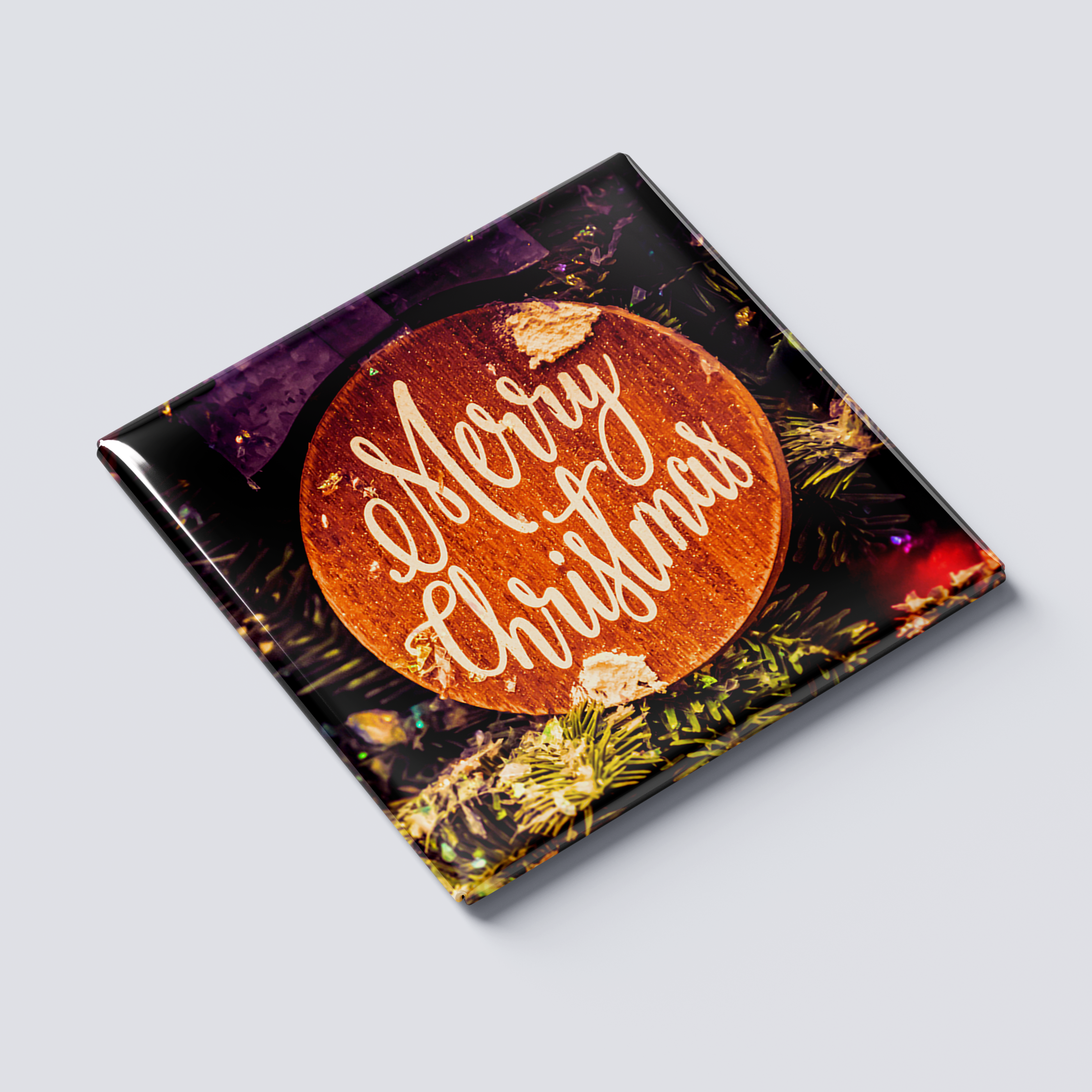 Merry Christmas Ornament Magnet