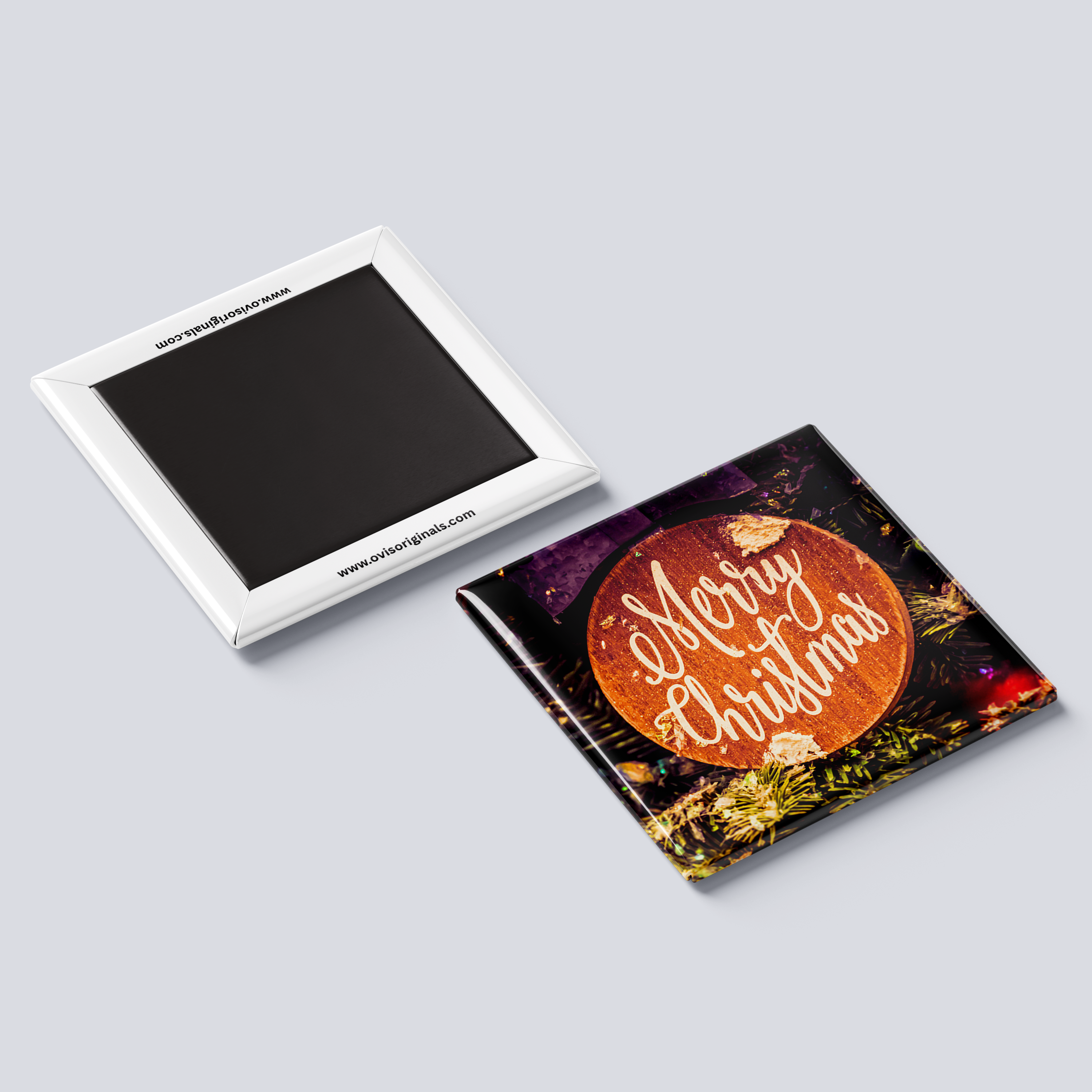 Merry Christmas Ornament Magnet