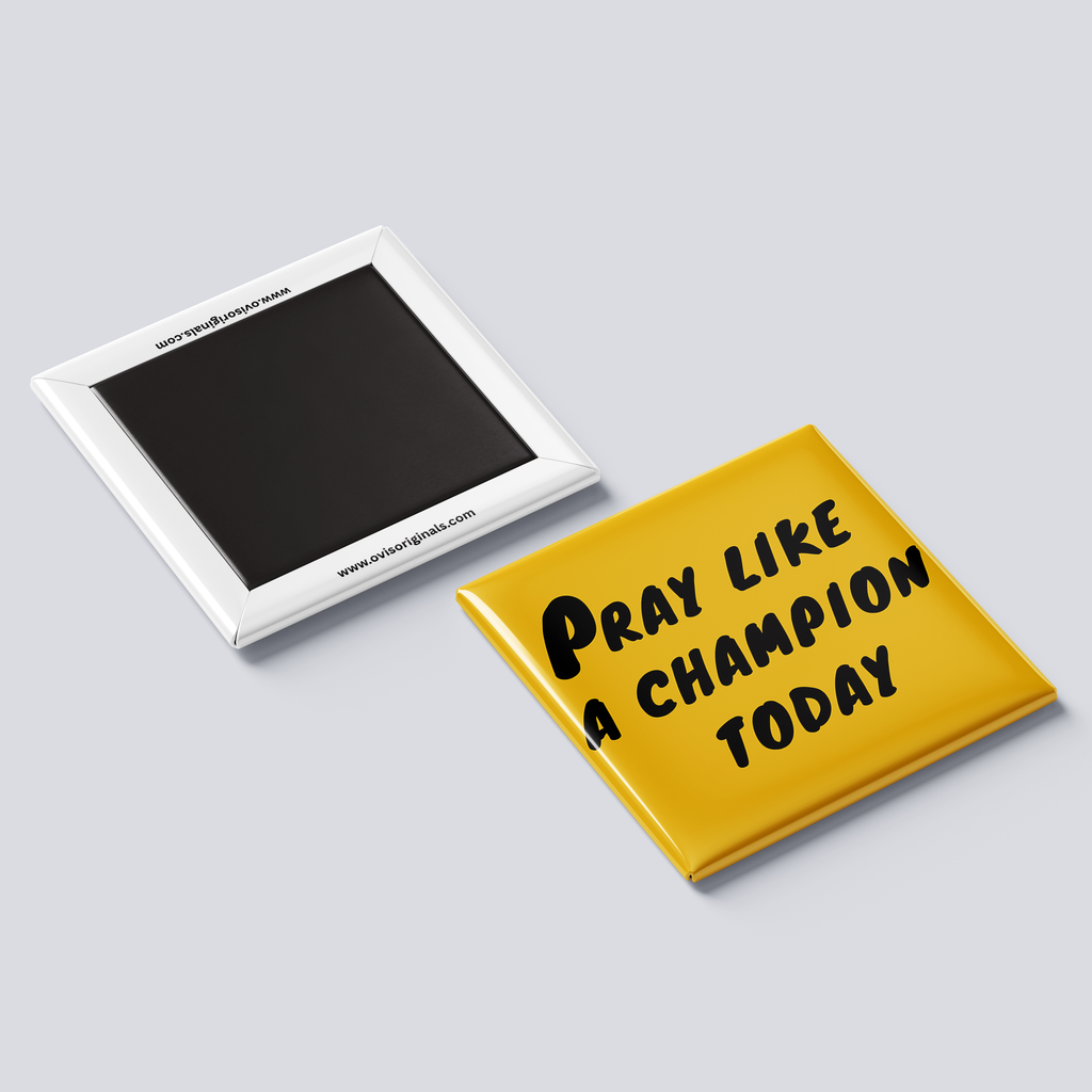 Pray Like a Champion Magnet