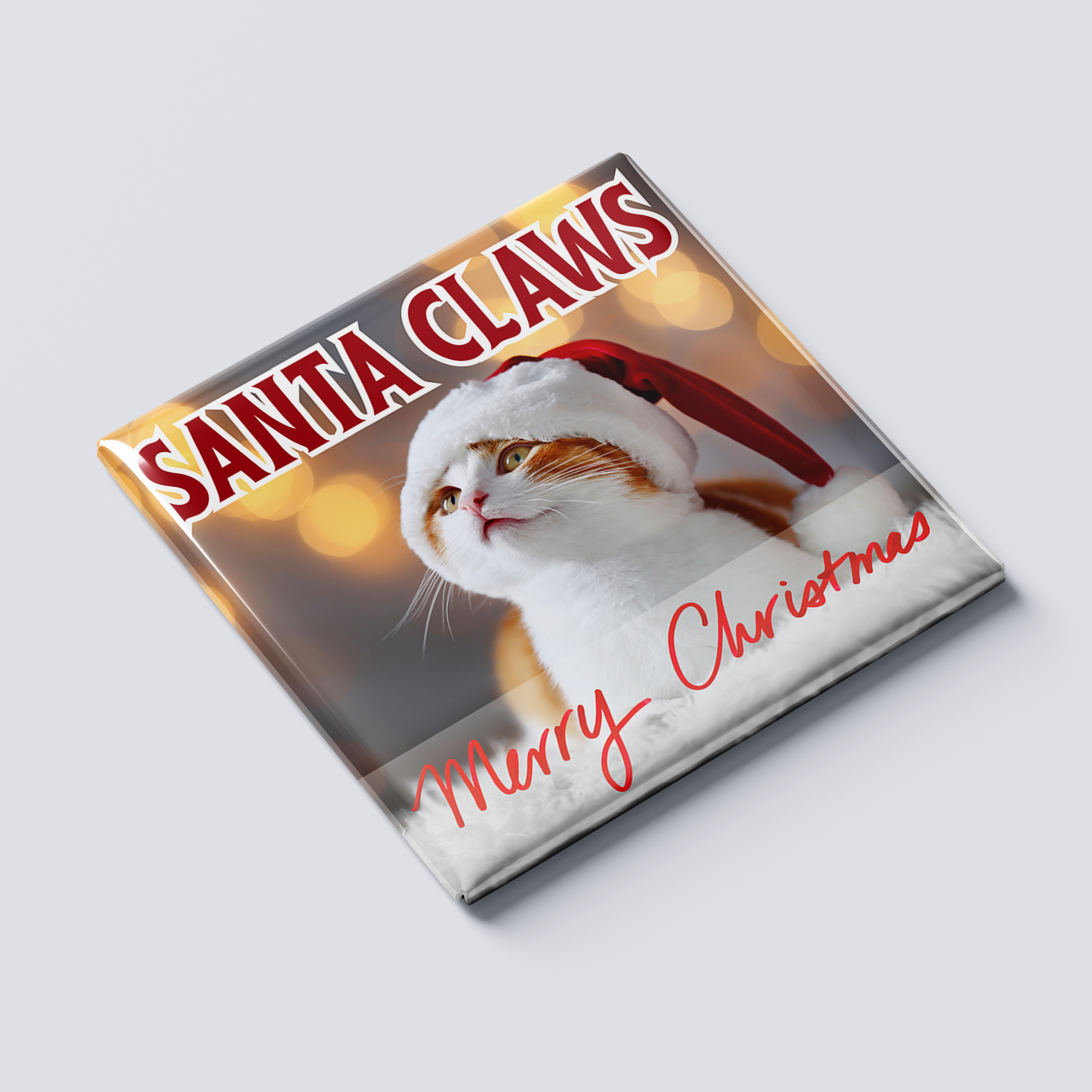 Santa Claws Cat Magnet