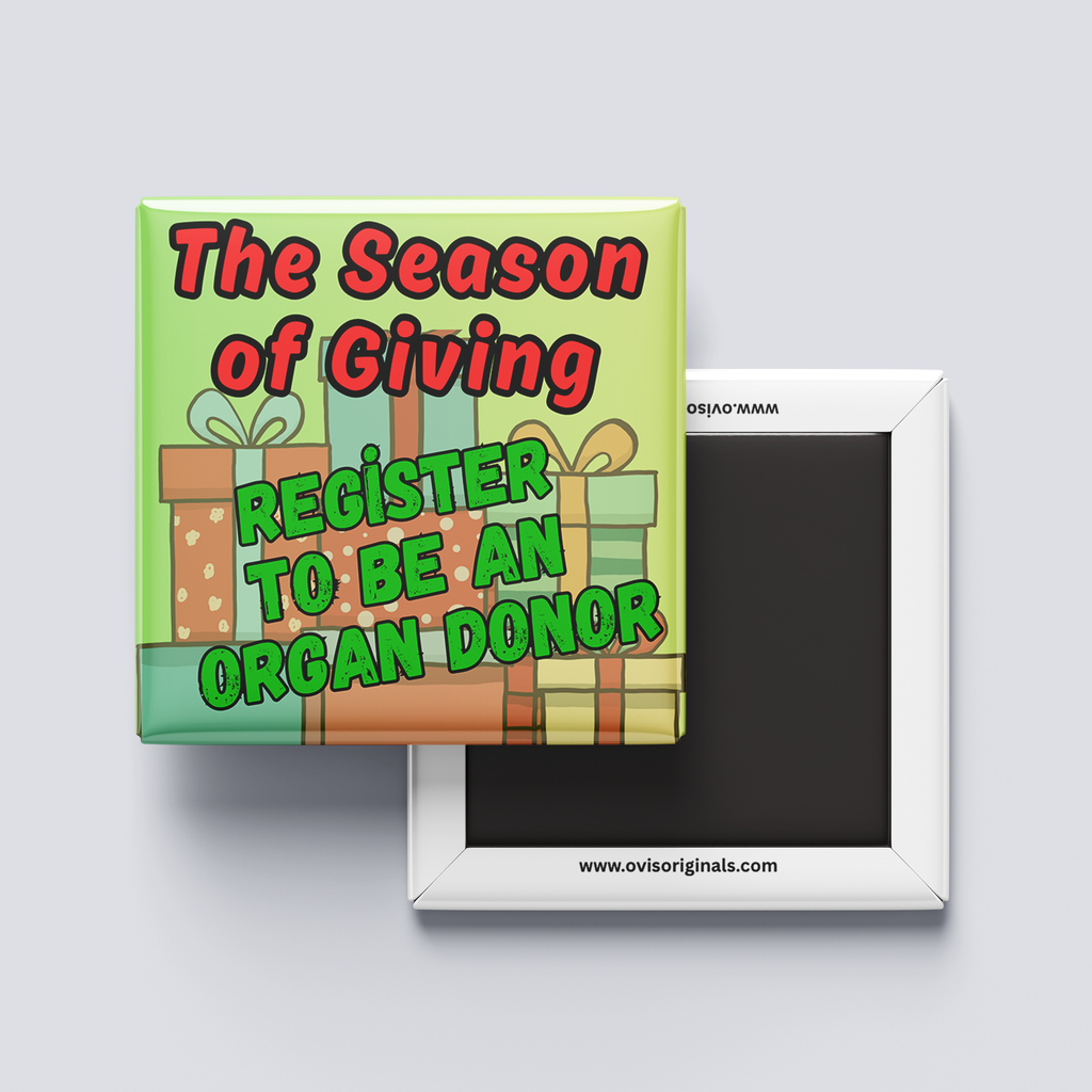 Season of Giving Donate Life Magnet