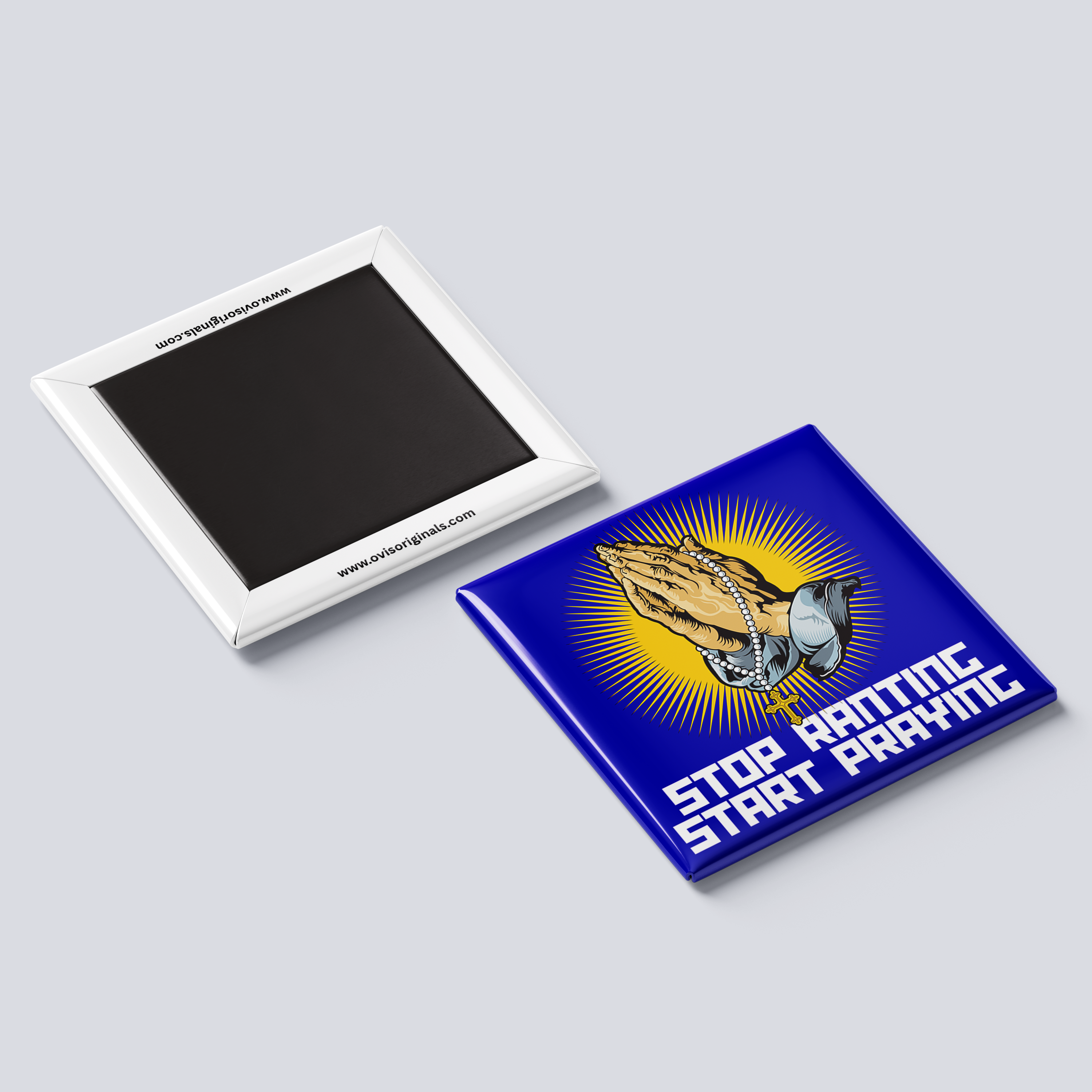 Stop Ranting Start Praying Magnet