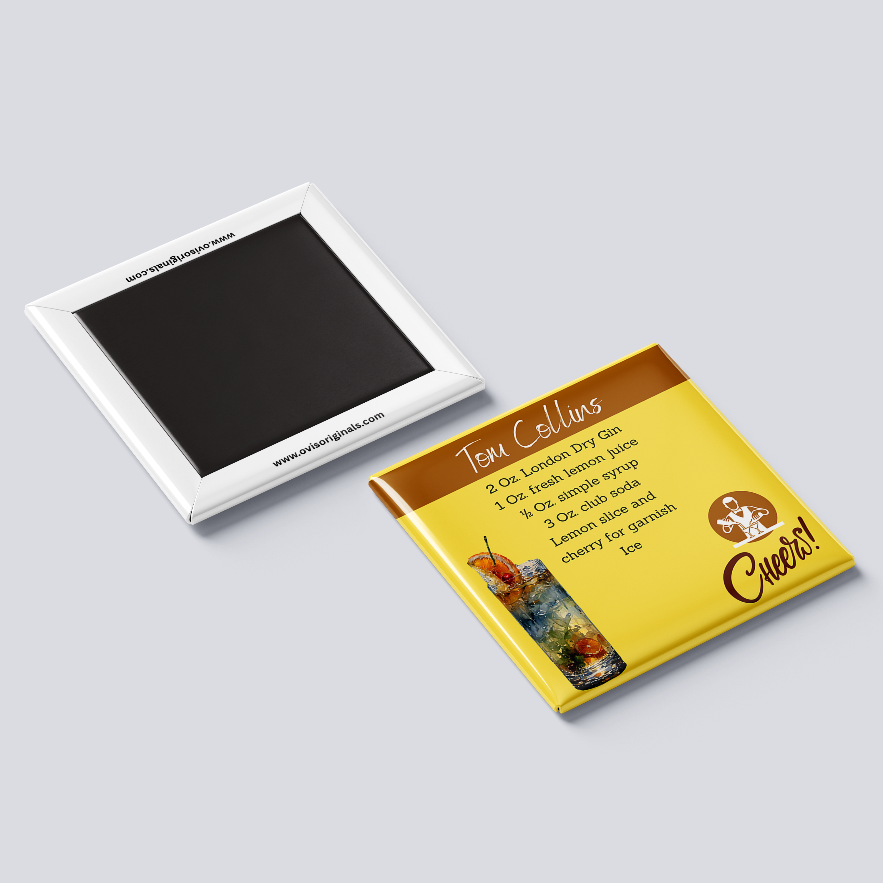 Tom Collins Cocktail Magnet