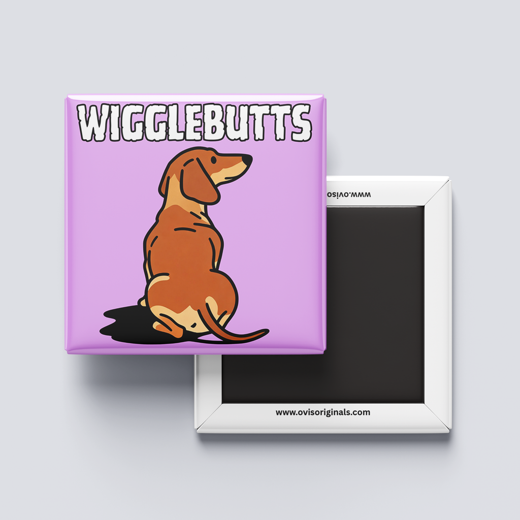 Wigglebutts Dachsund Magnet